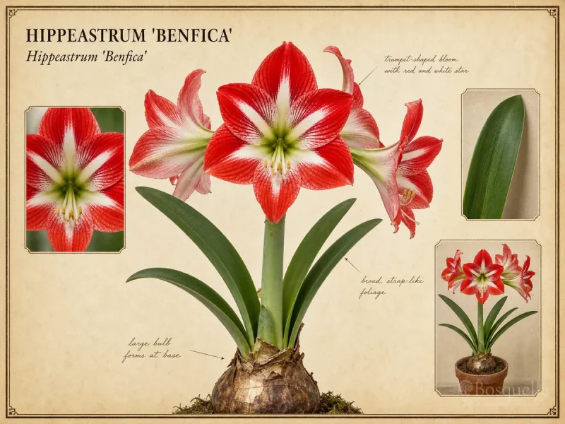 Hippeastrum ‘Benfica’ (Amaryllis ‘Benfica’)
