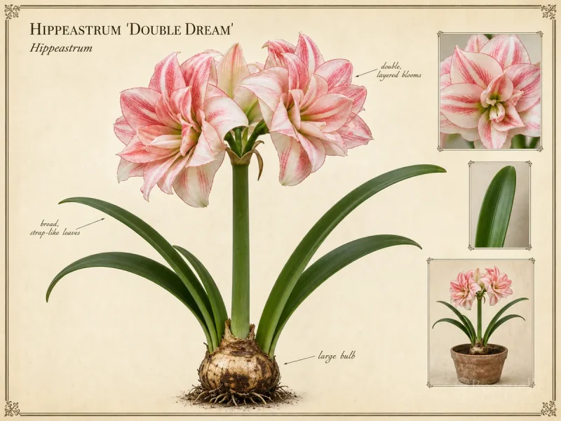 Hippeastrum ‘Double Dream’ (Amaryllis ‘Double Dream’)