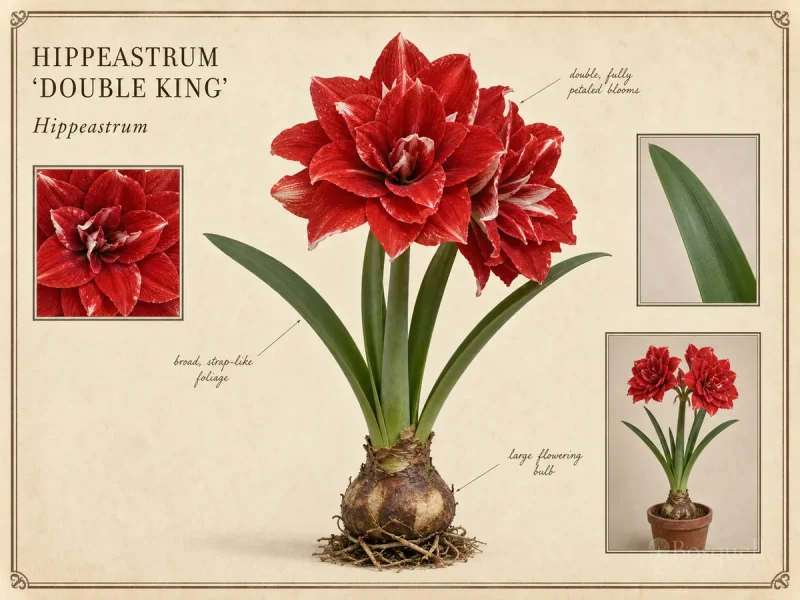 Hippeastrum ‘Double King’ (Amaryllis ‘Double King’)