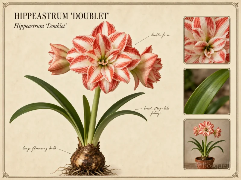Hippeastrum ‘Doublet’ (Amaryllis ‘Doublet’)