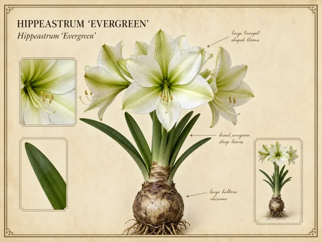 Hippeastrum 'Evergreen'