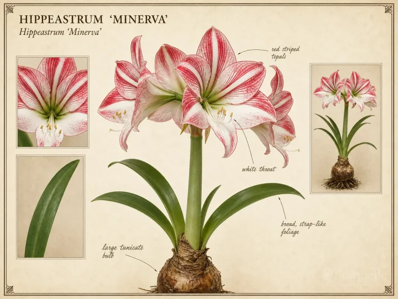 Hippeastrum ‘Minerva’ (Amaryllis ‘Minerva’)