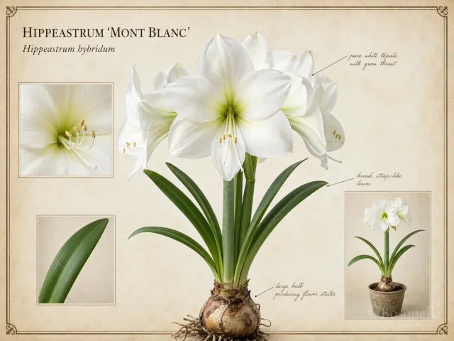 Hippeastrum 'Mont Blanc'