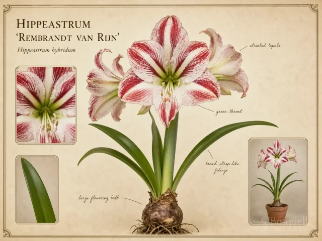 Hippeastrum 'Rembrandt van Rijn'