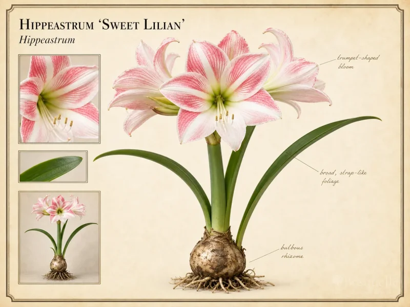 Hippeastrum ‘Sweet Lilian’ (Amaryllis ‘Sweet Lilian’)