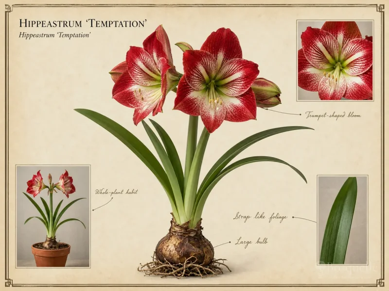 Hippeastrum ‘Temptation’ (Amaryllis ‘Temptation’)