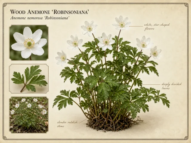 Wood Anemone ‘Robinsoniana’ (Anemone nemorosa ‘Robinsoniana’)