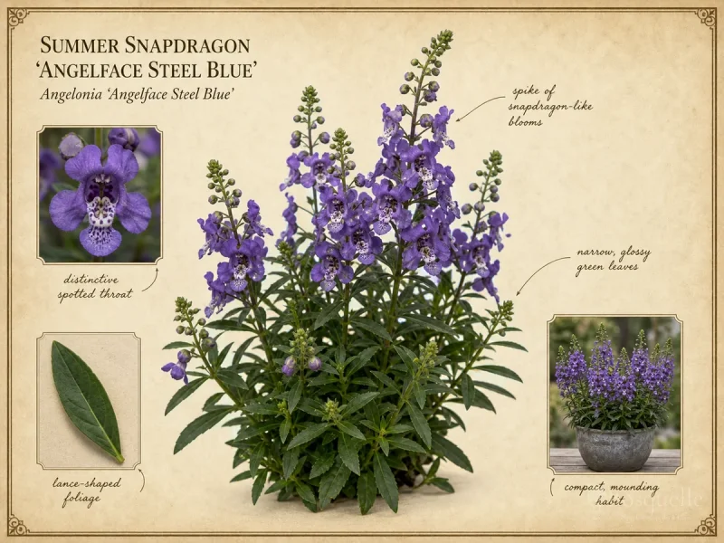 Summer Snapdragon ‘Angelface Steel Blue’ (Angelonia ‘Angelface Steel Blue’)