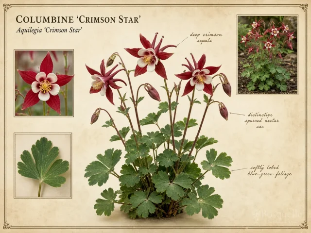 Columbine 'Crimson Star'