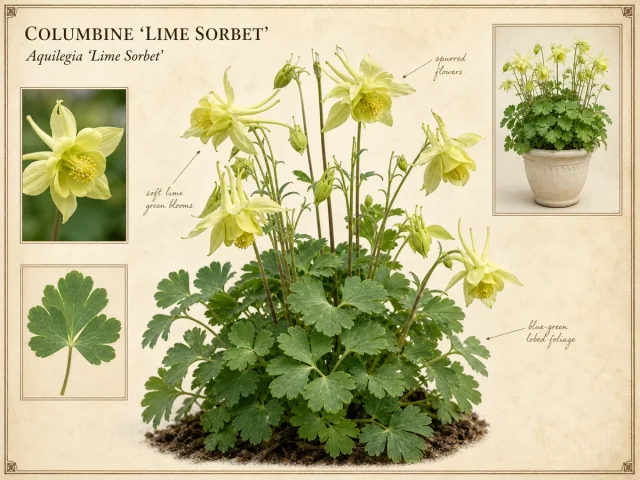 Columbine 'Lime Sorbet'