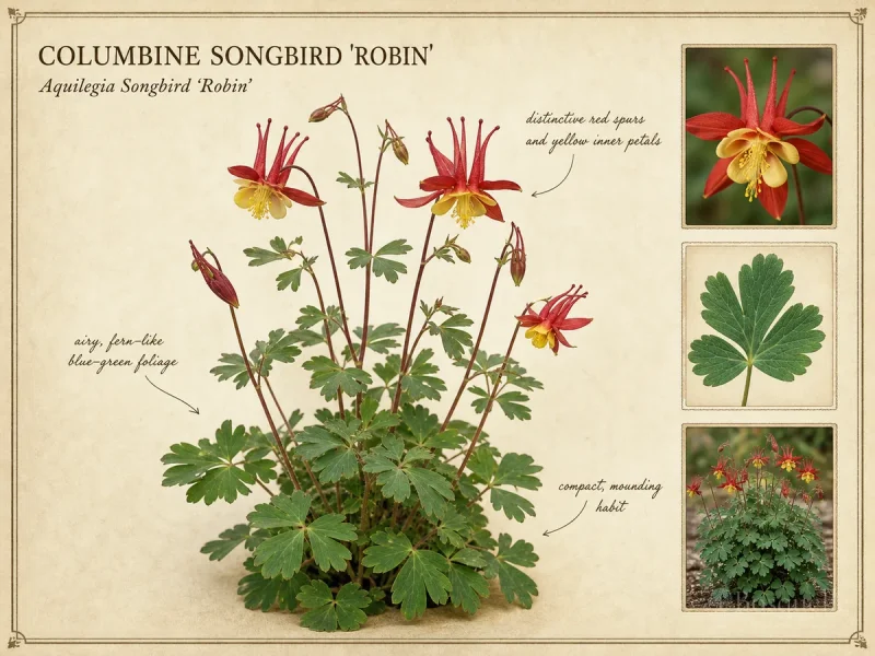 Columbine Songbird ‘Robin’ (Aquilegia Songbird ‘Robin’)