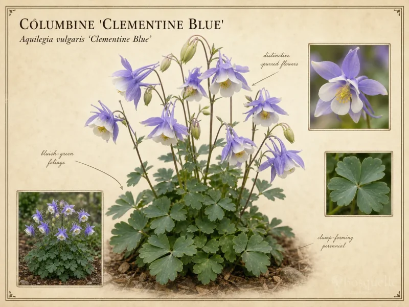 Columbine ‘Clementine Blue’ (Aquilegia vulgaris ‘Clementine Blue’)