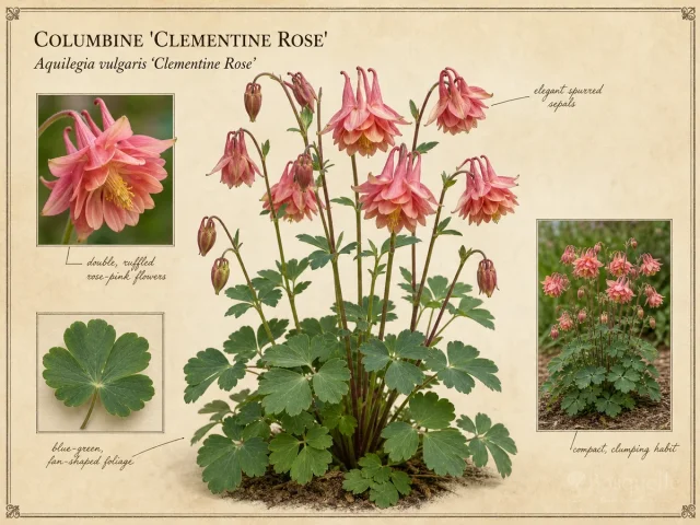 Columbine 'Clementine Rose'