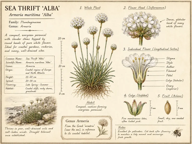 Sea Thrift 'Alba'