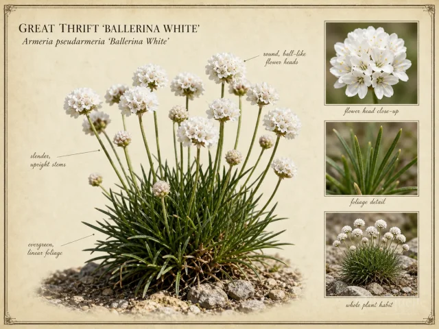 Great Thrift 'Ballerina White'