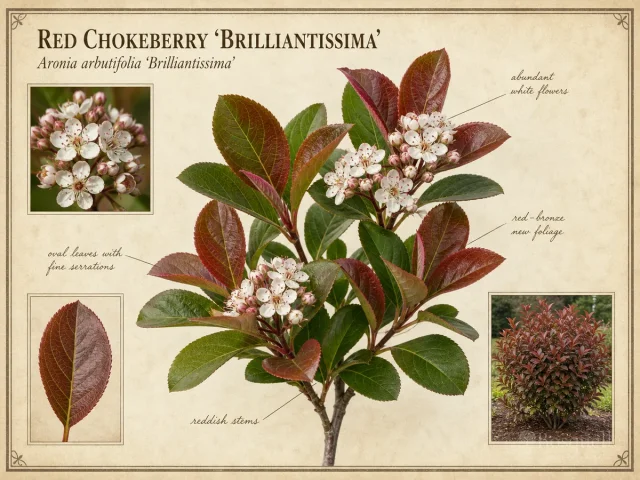 Red Chokeberry 'Brilliantissima'