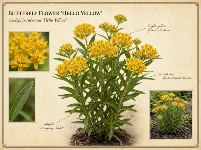 Butterfly Flower 'Hello Yellow'