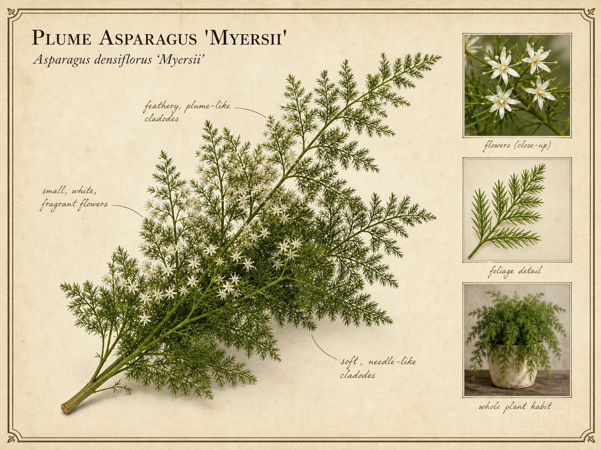 Plume Asparagus ‘Myersii’ (Asparagus densiflorus ‘Myersii’)