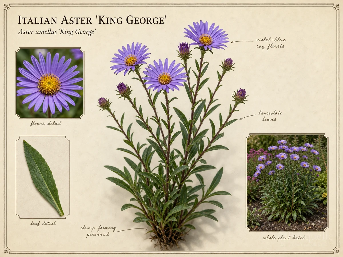 Italian Aster 'King George'