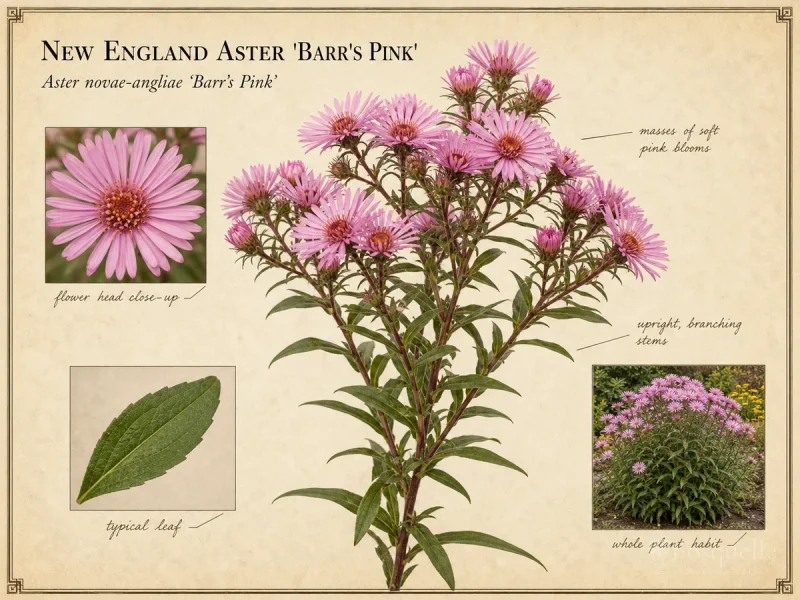 New England Aster ‘Barr’s Pink’ (Aster novae-angliae ‘Barr’s Pink’)