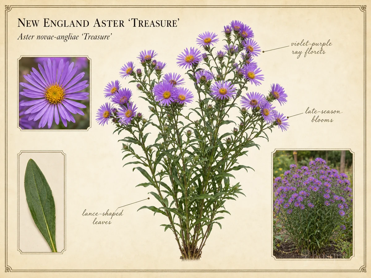 New England Aster 'Treasure'