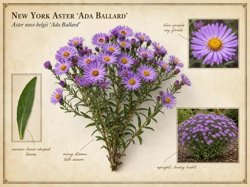 New York Aster 'Ada Ballard'