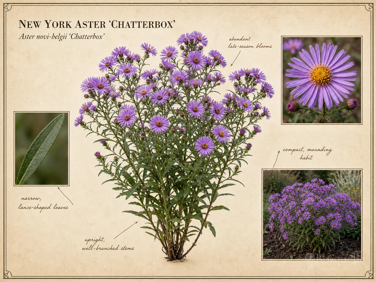 New York Aster 'Chatterbox'