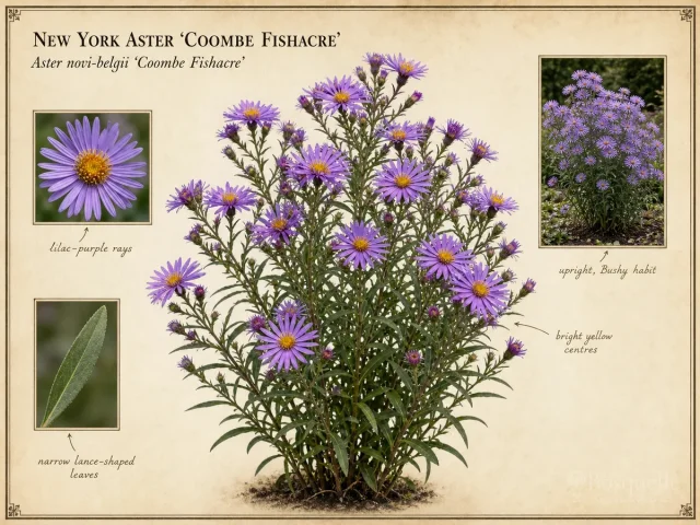 New York Aster ‘Coombe Fishacre’ (Aster novi-belgii ‘Coombe Fishacre’)