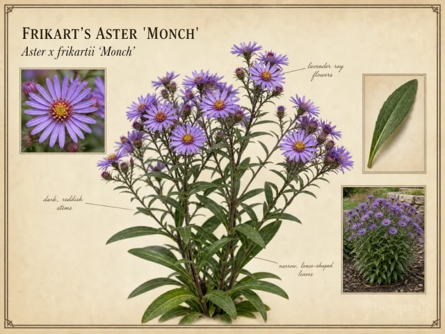 Frikart’s Aster ‘Monch’ (Aster x frikartii ‘Monch’)
