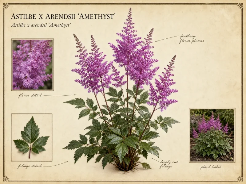 Astilbe x Arendsii ‘Amethyst’ (Astilbe ‘Amethyst’)