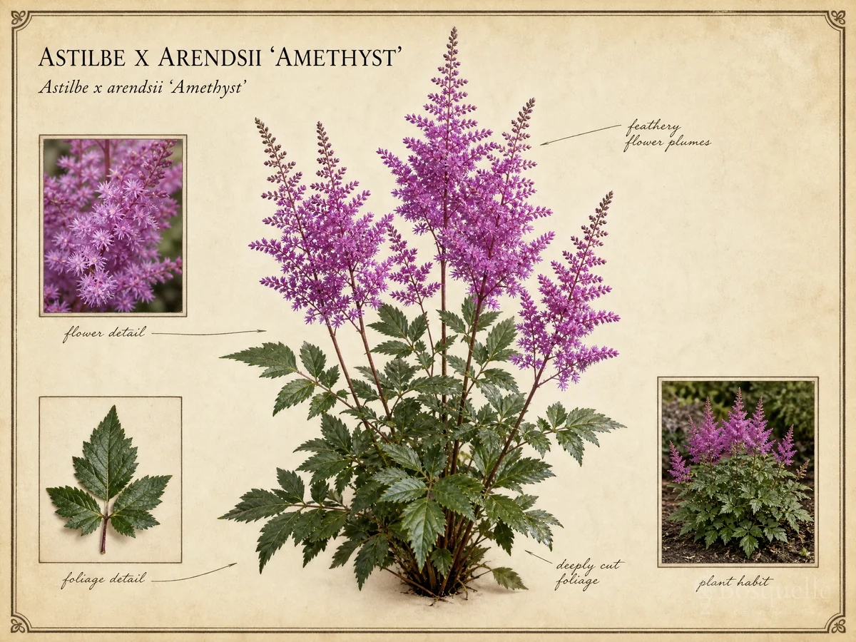 Astilbe x Arendsii ‘Amethyst’ (Astilbe ‘Amethyst’)
