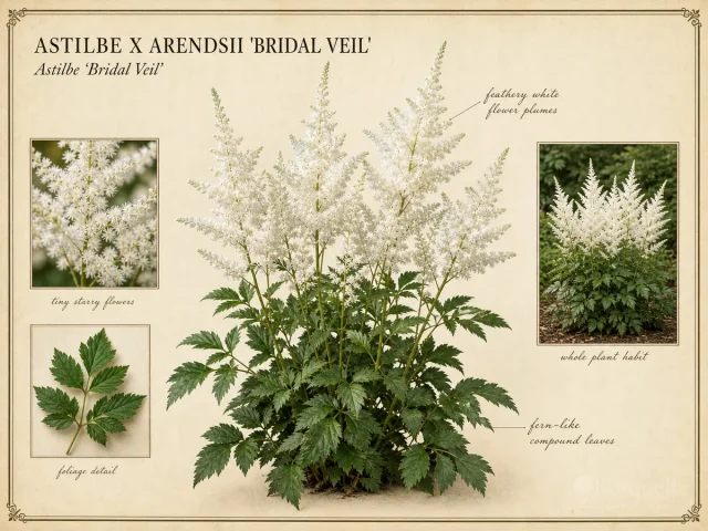 Astilbe x Arendsii ‘Bridal Veil’ (Astilbe ‘Bridal Veil’)