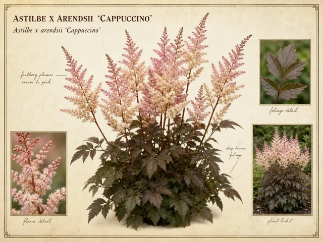 Astilbe x Arendsii  ‘Cappuccino’ (Astilbe ‘Cappuccino’)