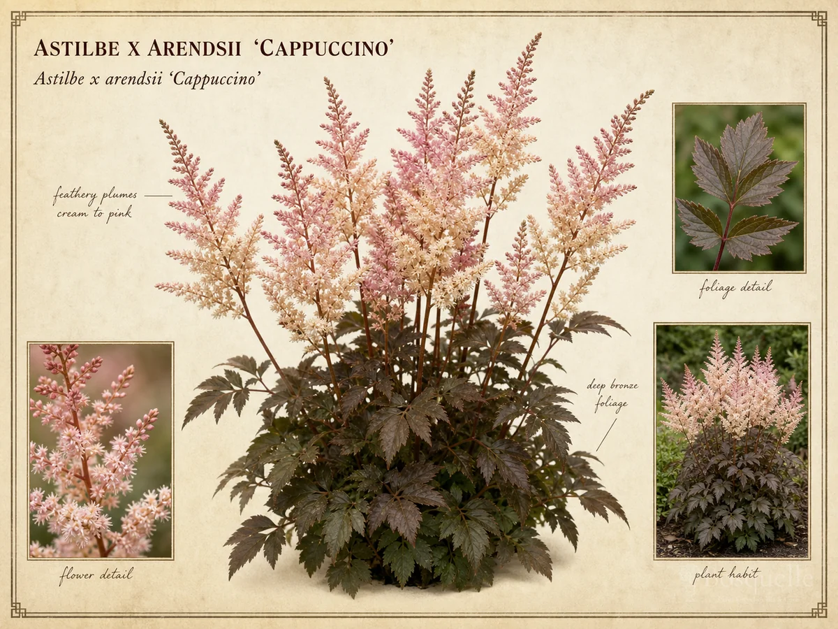 Astilbe x Arendsii  ‘Cappuccino’ (Astilbe ‘Cappuccino’)