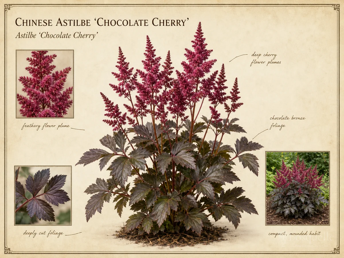 Chinese Astilbe ‘Chocolate Cherry’ (Astilbe ‘Chocolate Cherry’)