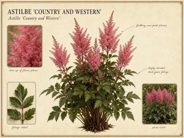 Astilbe 'Country and Western'