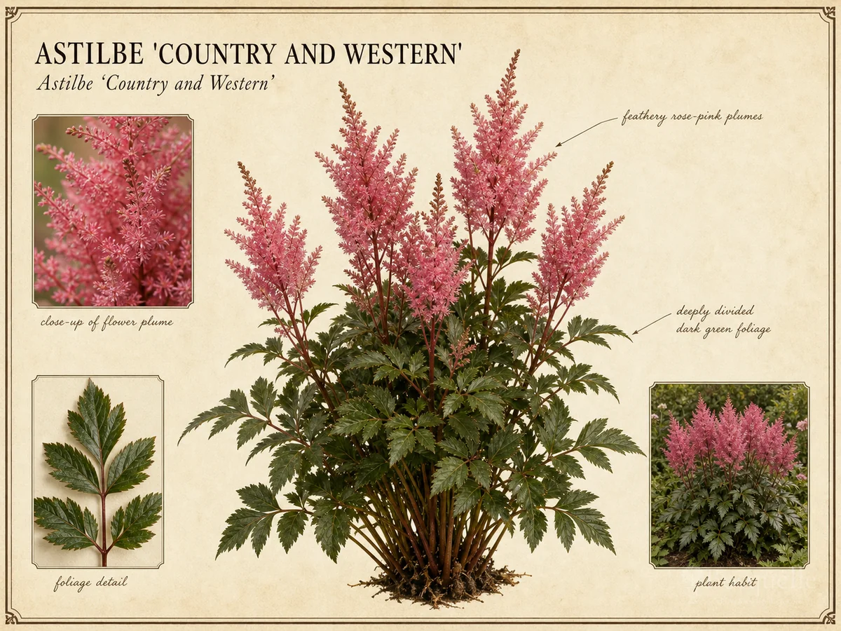 Astilbe ‘Country and Western’ (Astilbe ‘Country and Western’)