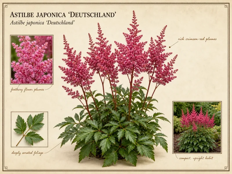 Astilbe japonica ‘Deutschland’ (Astilbe ‘Deutschland’)