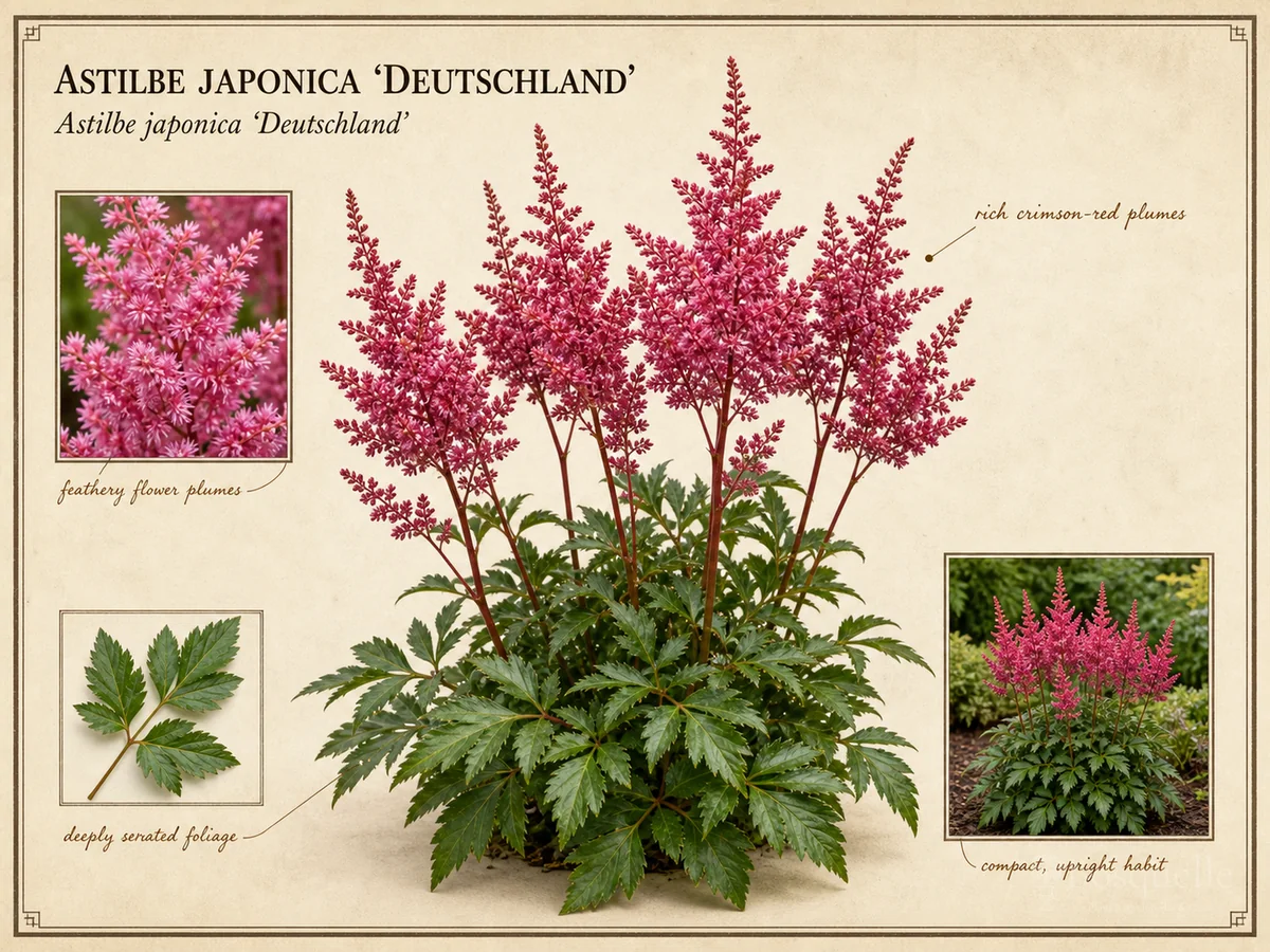 Astilbe japonica ‘Deutschland’ (Astilbe ‘Deutschland’)