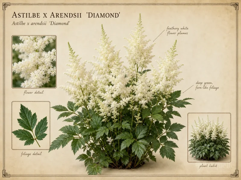 Astilbe x Arendsii  ‘Diamond’ (Astilbe ‘Diamond’)