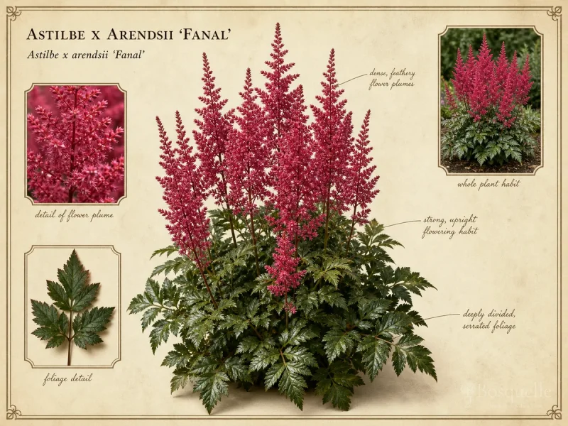 Astilbe x Arendsii ‘Fanal’ (Astilbe ‘Fanal’)