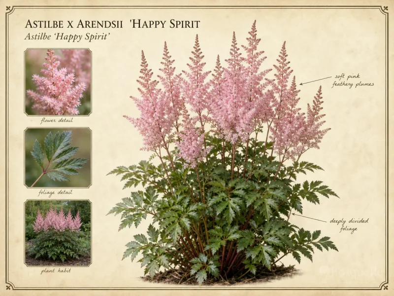 Astilbe x Arendsii  ‘Happy Spirit (Astilbe ‘Happy Spirit’)