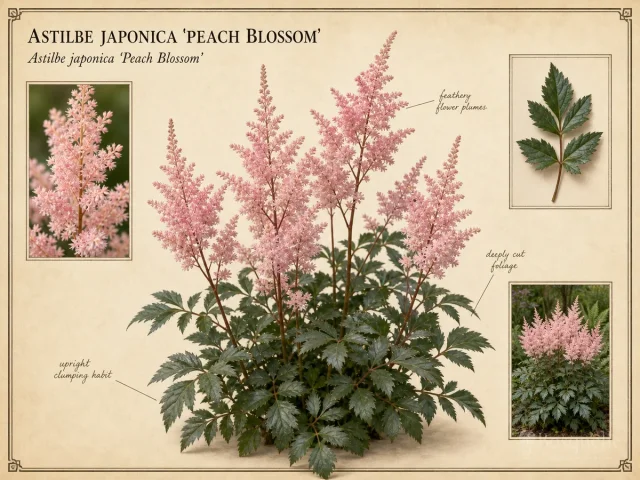 Astilbe Japonica ‘Peach Blossom’ (Astilbe ‘Peach Blossom’)