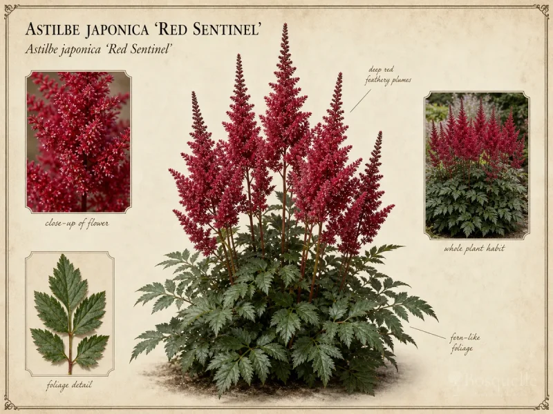 Astilbe Japonica ‘Red Sentinel’ (Astilbe ‘Red Sentinel’)