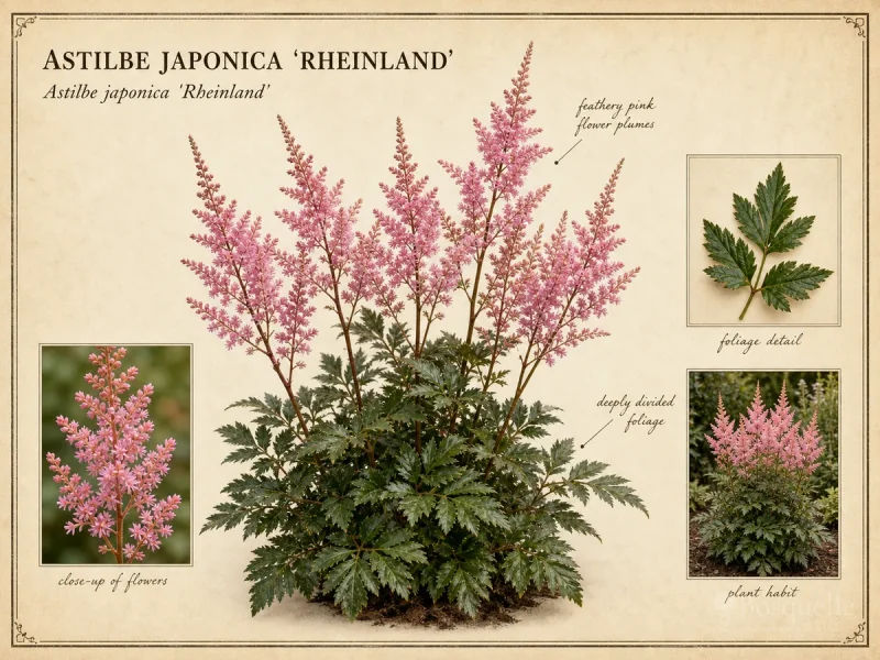 Astilbe Japonica ‘Rheinland’ (Astilbe ‘Rheinland’)