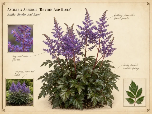 Astilbe x Arendsii  ‘Rhythm And Blues’ (Astilbe ‘Rhythm And Blues’)