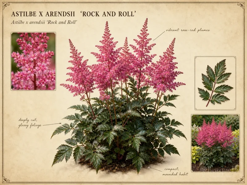 Astilbe x Arendsii  ‘Rock and Roll’ (Astilbe ‘Rock and Roll’)