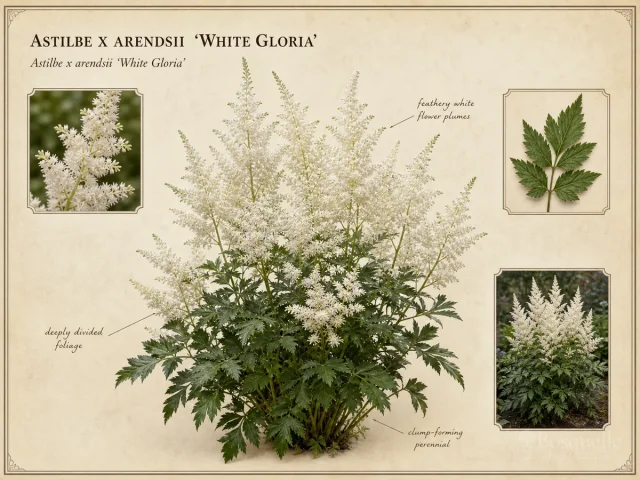 Astilbe x Arendsii  ‘White Gloria’ (Astilbe ‘White Gloria’)