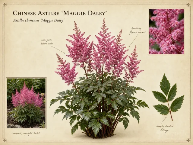 Chinese Astilbe ‘Maggie Daley’ (Astilbe chinensis ‘Maggie Daley’)