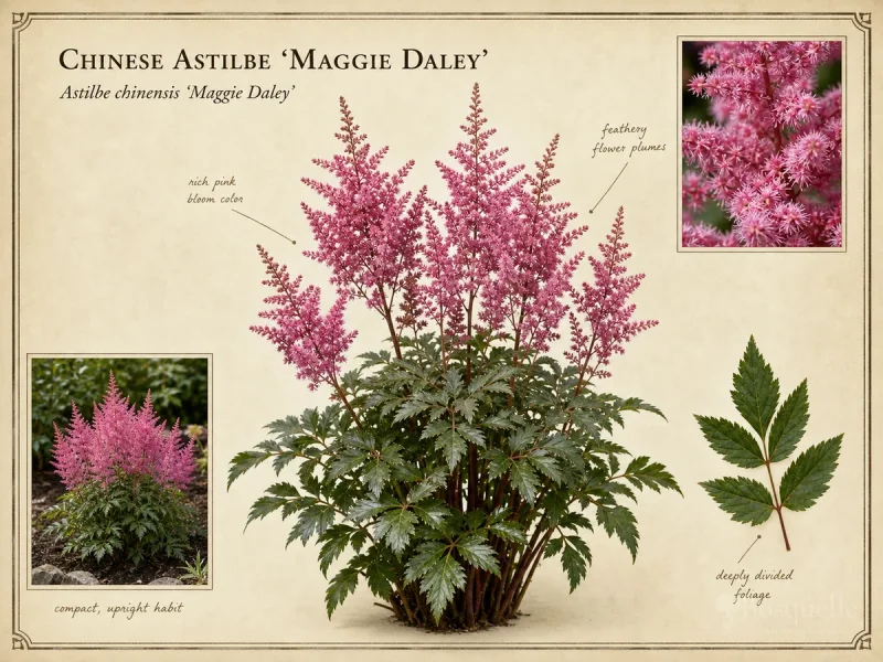 Chinese Astilbe ‘Maggie Daley’ (Astilbe chinensis ‘Maggie Daley’)